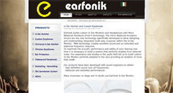 Desktop Screenshot of earfonik.com