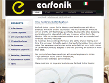 Tablet Screenshot of earfonik.com